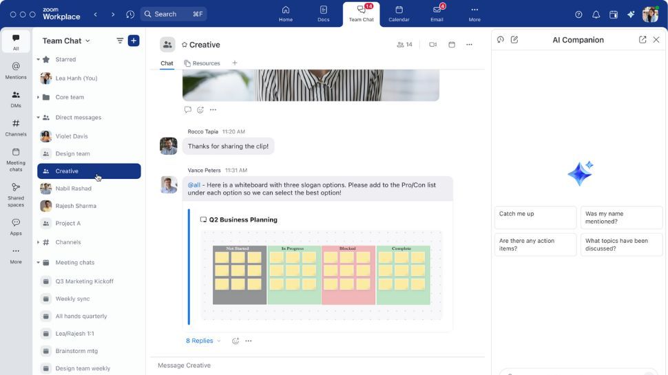 Zoom wants to make your Team Chats even smarter - using AI, 