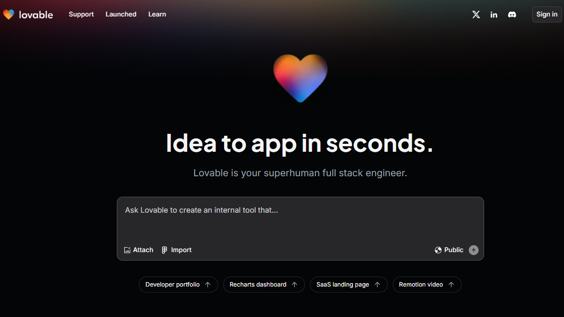 I tried Lovable - see what I thought of this no-code app