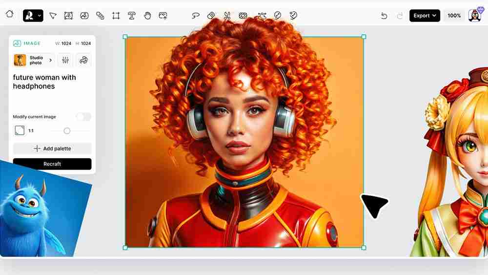 What is Recraft, the infinite-canvas AI image generator