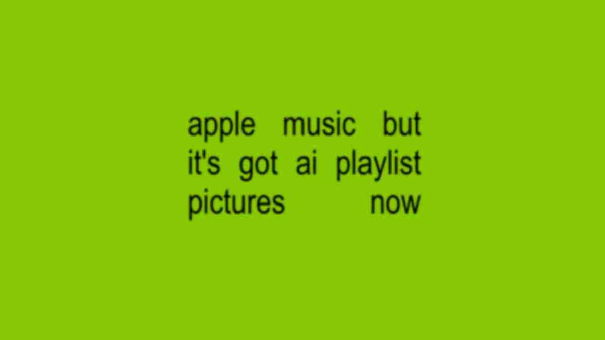 Apple Music looks set to get generative AI art in iOS 18,