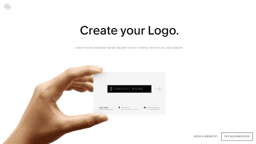 Squarespace free logo maker review 2024