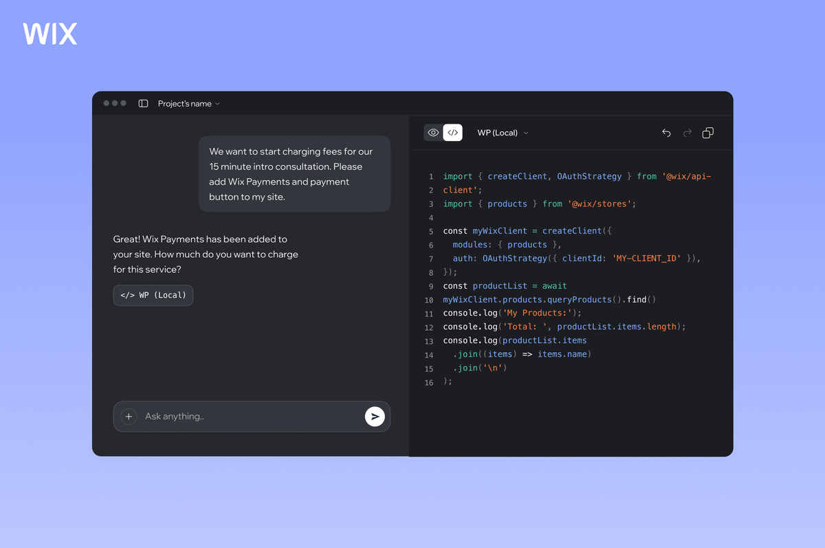 Wix just opened the door to quicker and easier coding with
