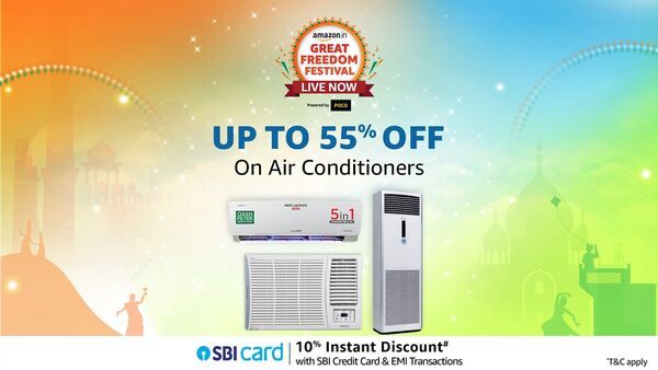Amazon Great Freedom Festival: Massive Discounts on ACs and 