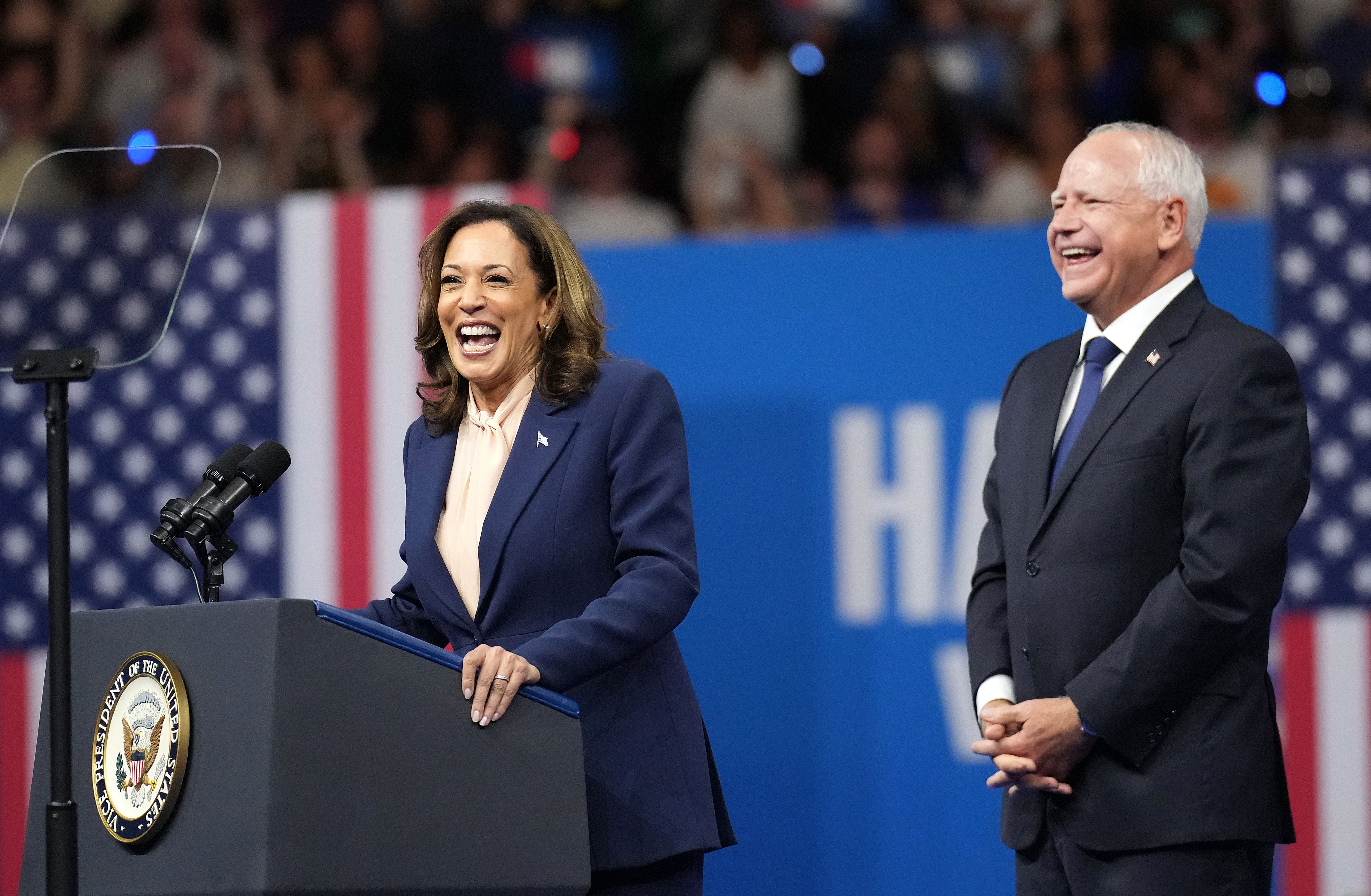 Trump Falsely Accuses Harris Campaign of Using AI to Alter