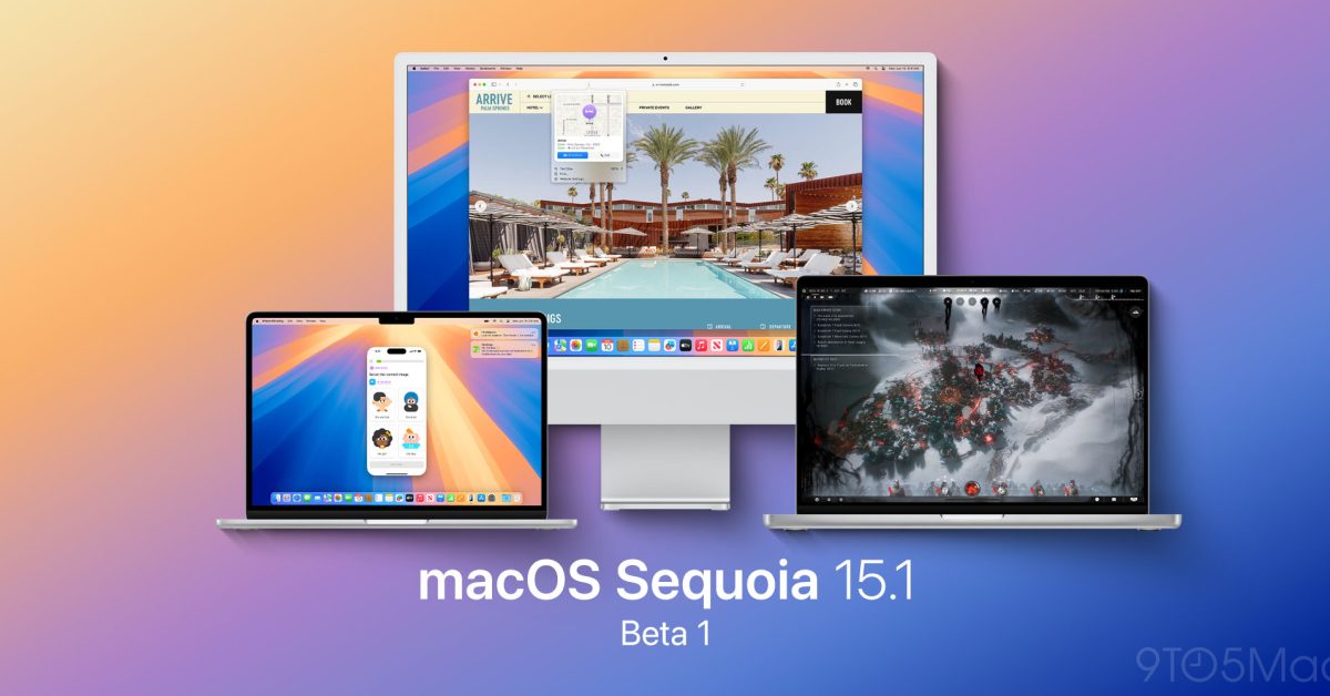 Apple Releases macOS Sequoia 15.1 Beta 2 for Developers