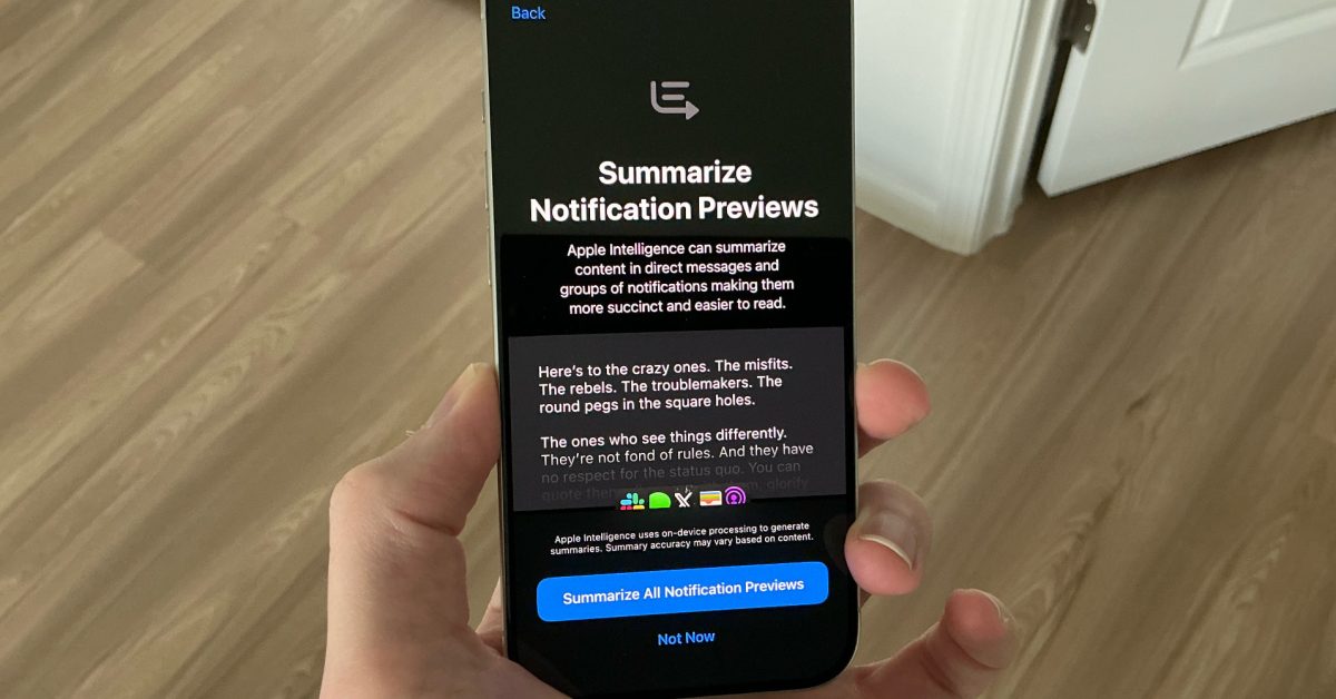 Apple Expands AI Features in Latest iOS 18.1 Beta