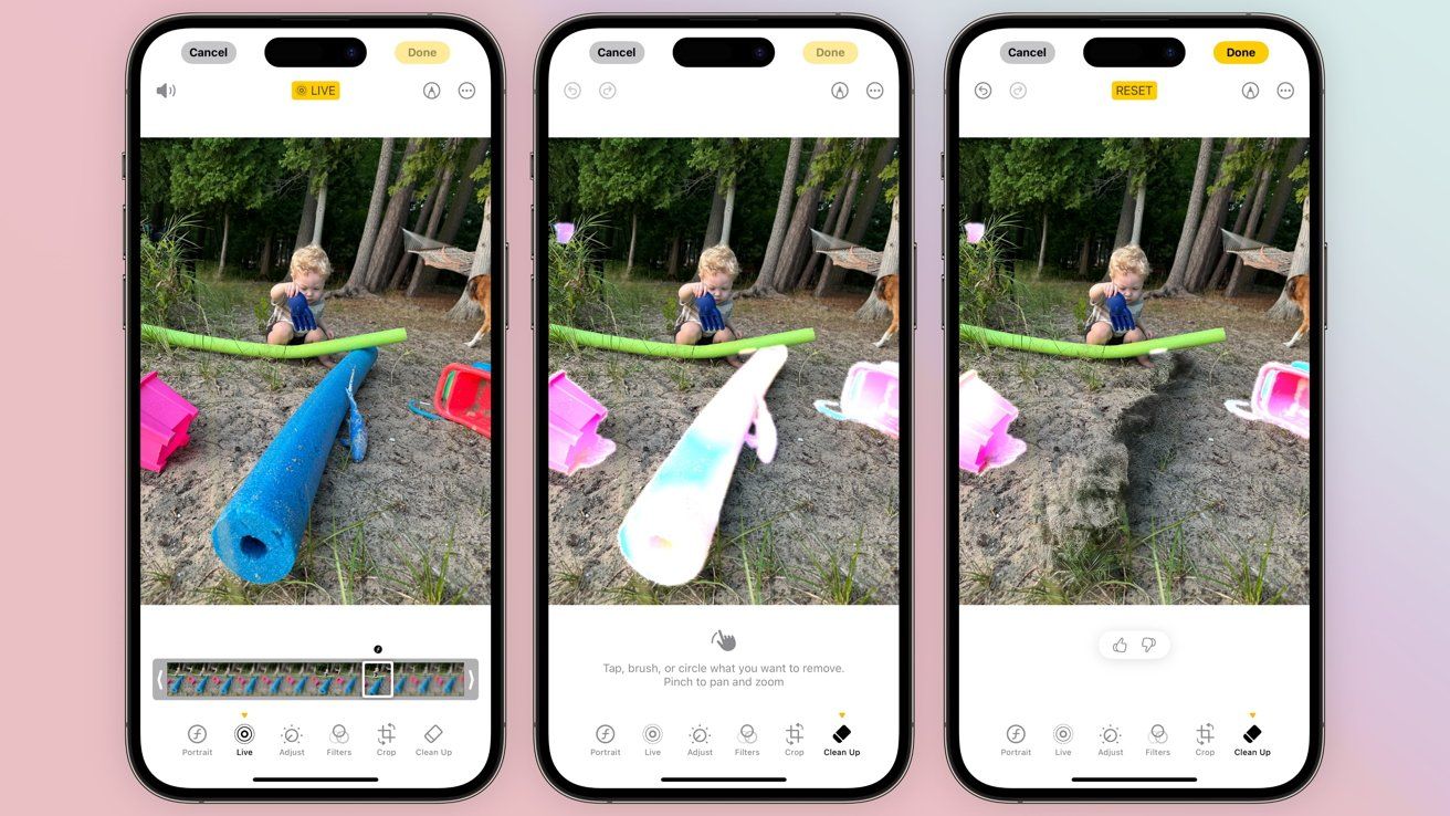 Apple Introduces AI-Powered Photo Clean-Up Tool in iOS 18.1 