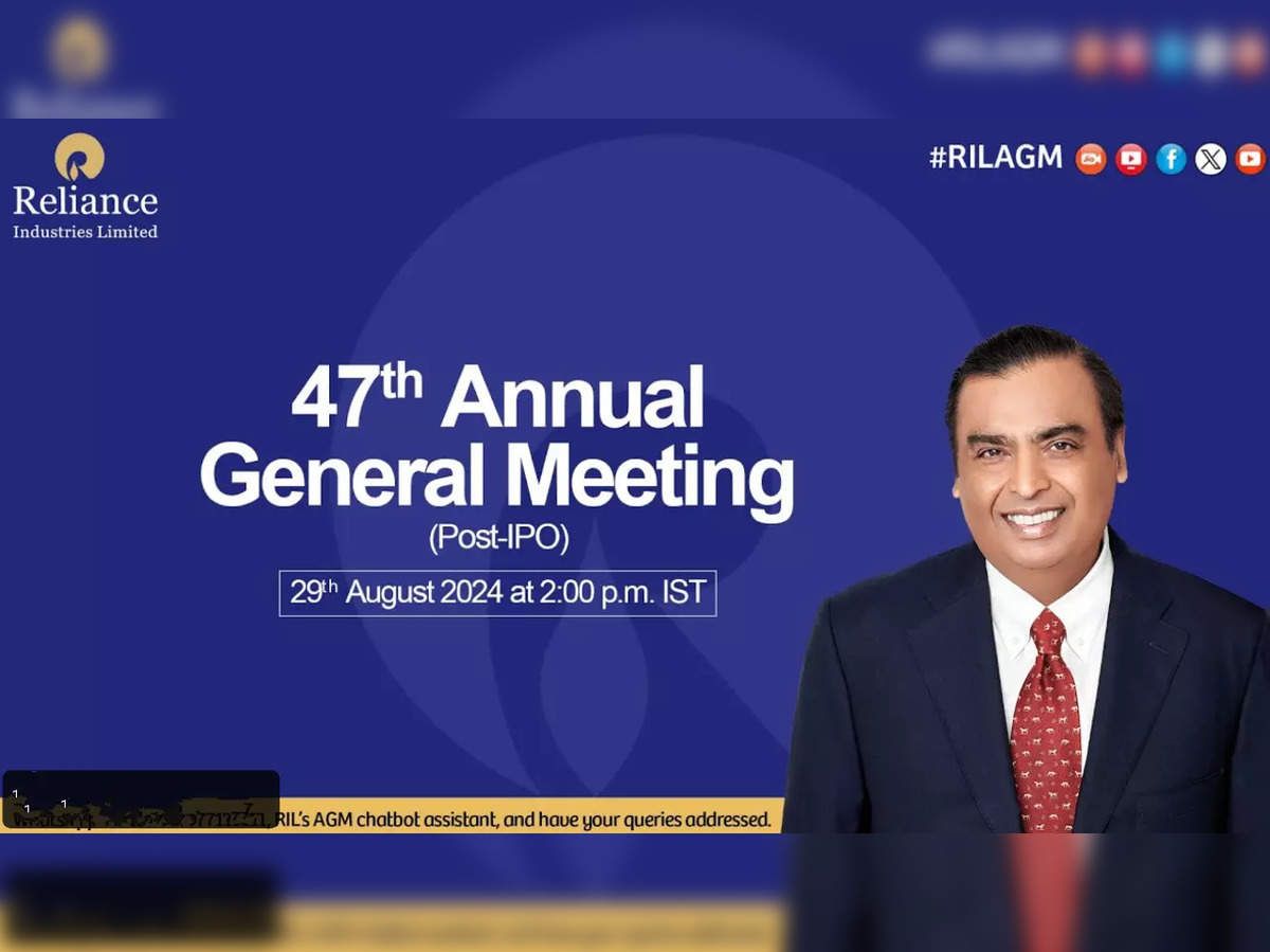 Reliance Industries' 47th AGM: Bonus Issue, New Energy