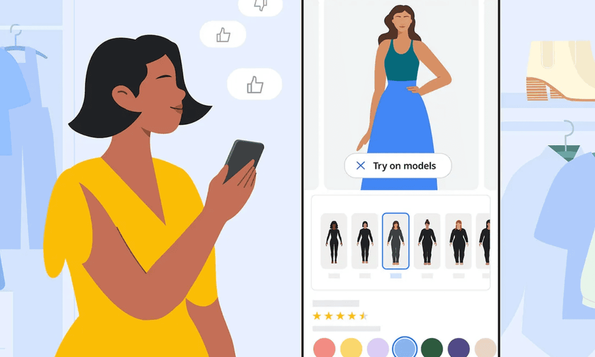 Google Expands AI-Powered Virtual Try-On to Include Dresses