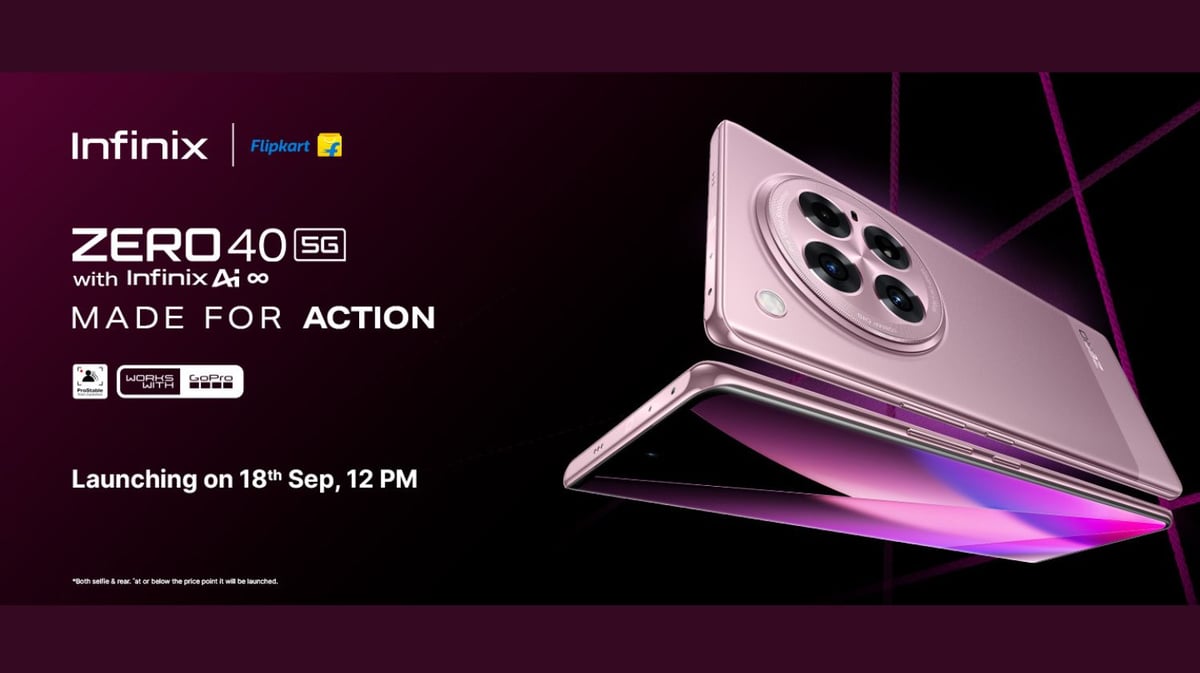 Infinix Zero 40 5G Set to Launch in India on September 18