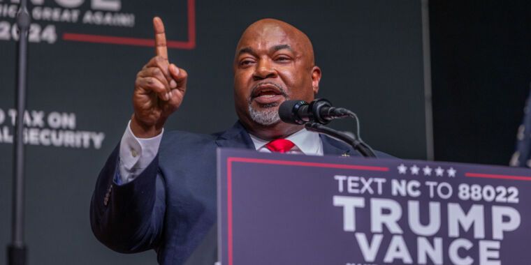 North Carolina Governor Candidate Mark Robinson Faces