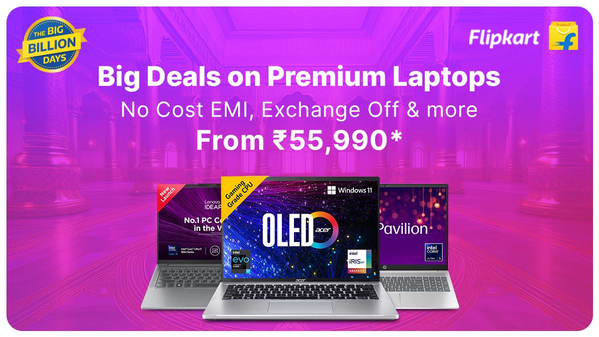 Flipkart's Big Billion Days Sale 2024: Premium Laptops at