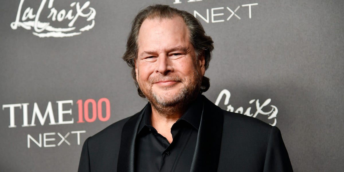 Salesforce CEO Marc Benioff Takes Aim at Microsoft's