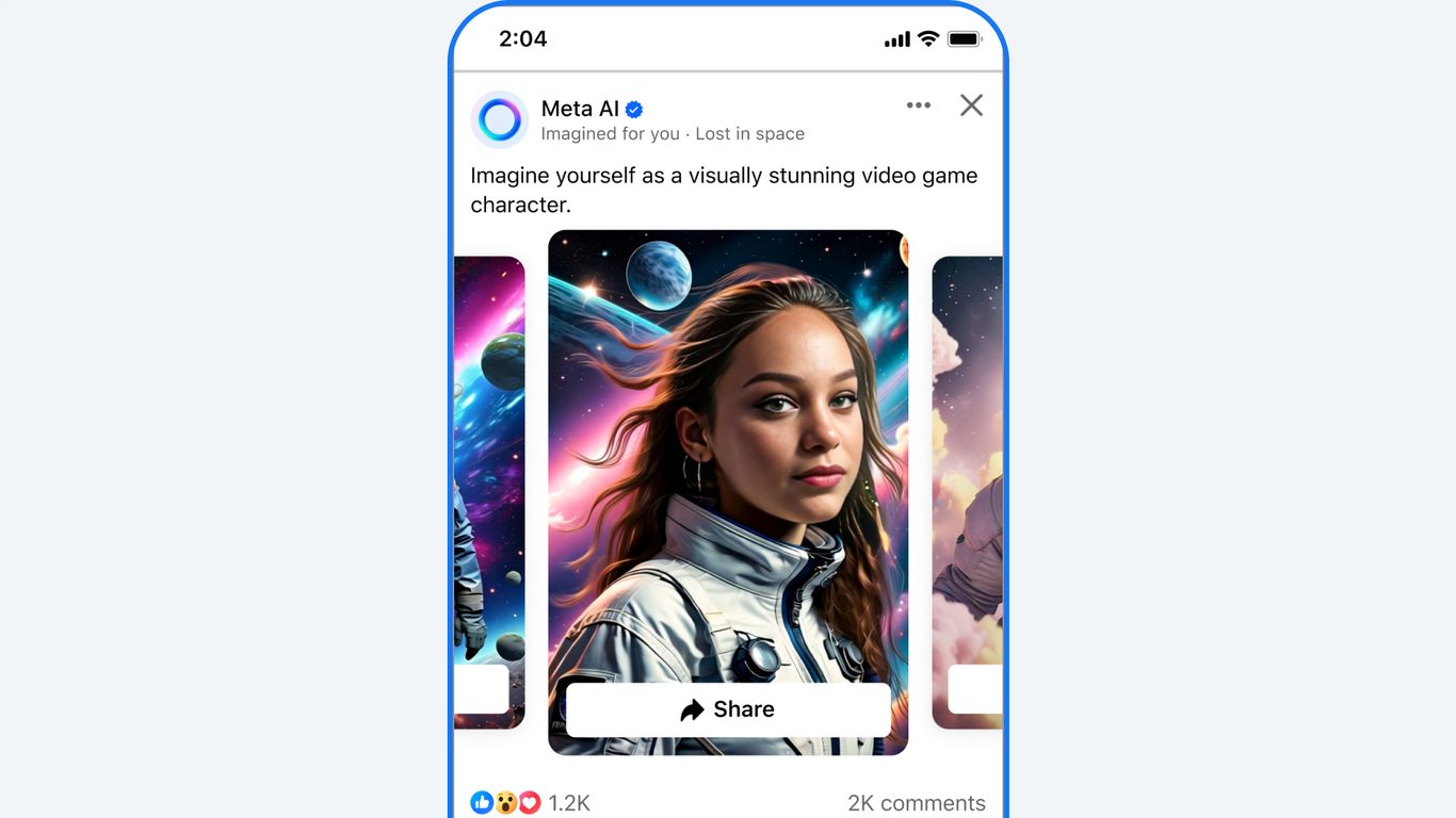Meta's AI-Generated Content Sparks Controversy in Social