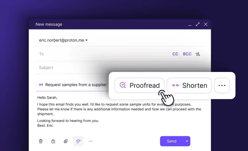 Proton Mail Introduces Privacy-Focused AI Writing