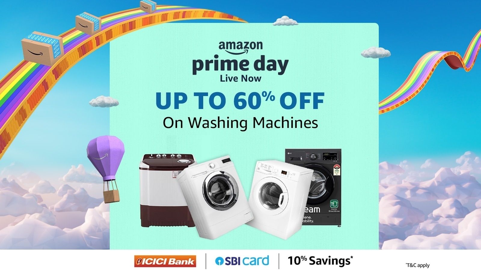 Amazon Prime Day Sale 2024: Massive Discounts on Washing