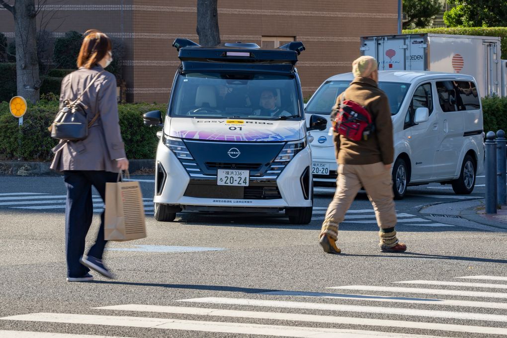 Nissan Tests Autonomous Vehicles in Japan, Aiming to Catch