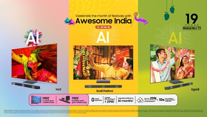 Samsung Unveils Festive Deals on AI-Powered TVs in India