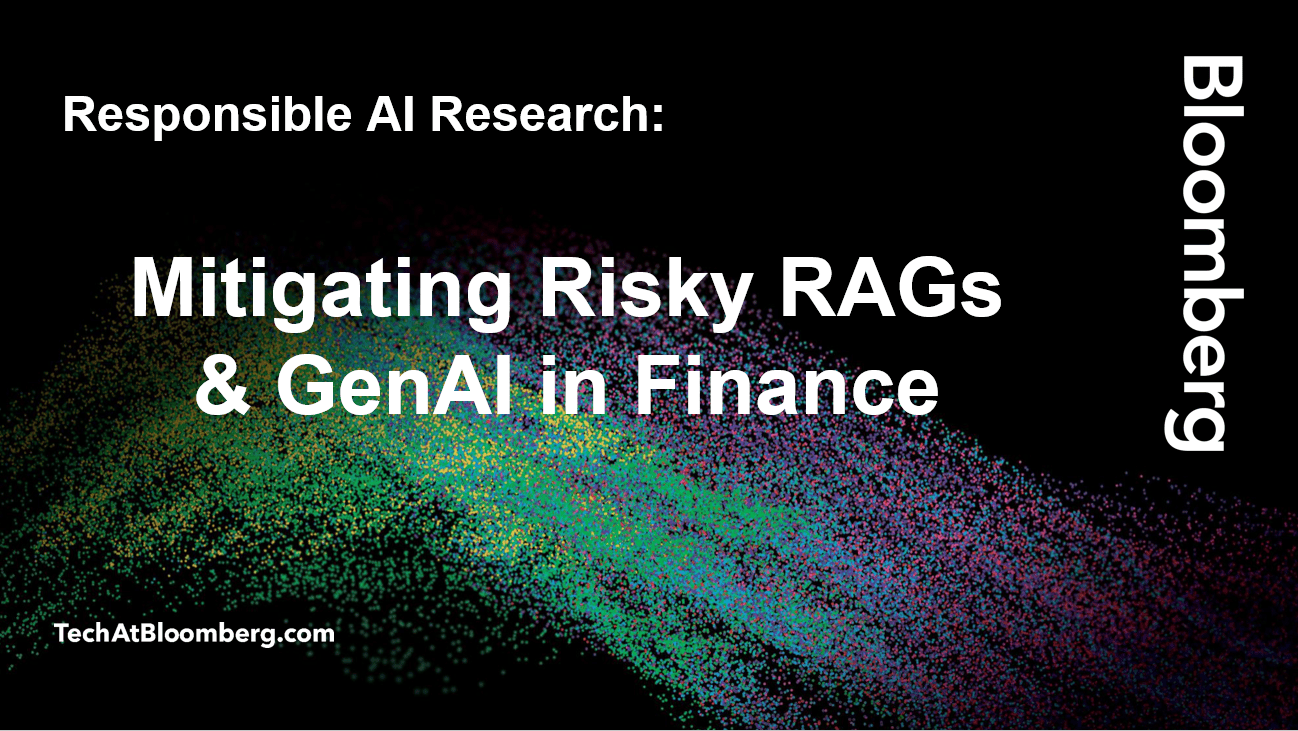 Bloomberg Research Reveals Unexpected Safety Risks in