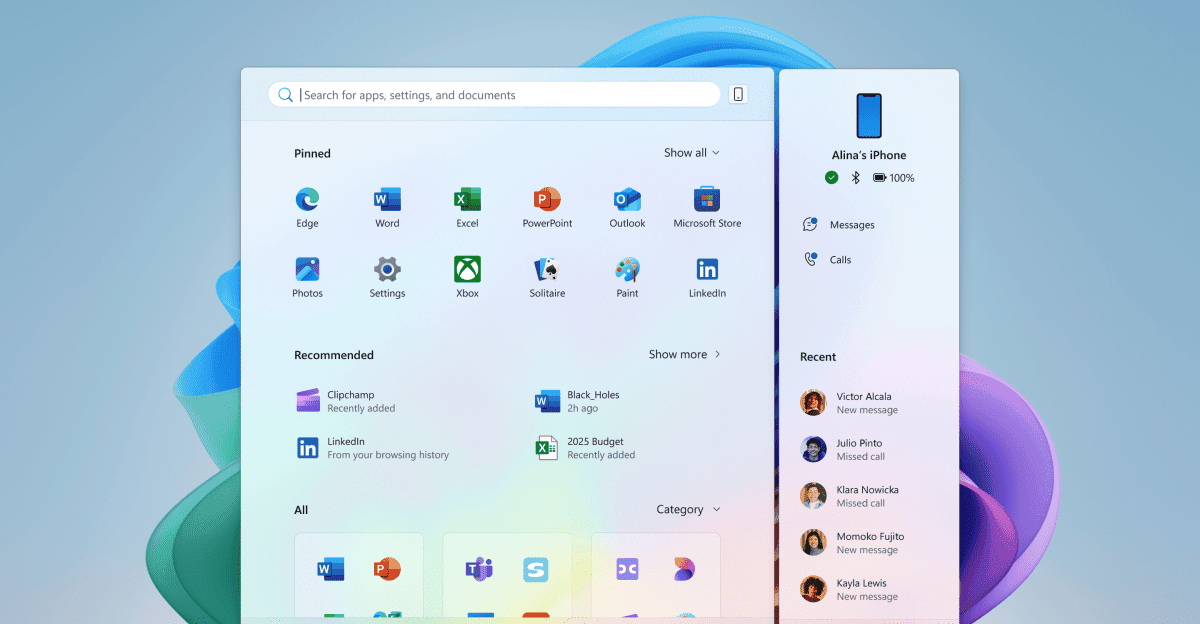 Microsoft Revamps Windows 11 Start Menu and Introduces