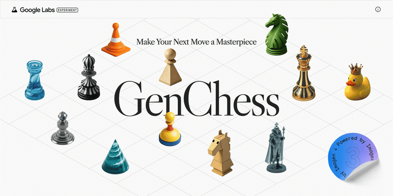 Google's GenChess: AI-Powered Chess Piece Customization