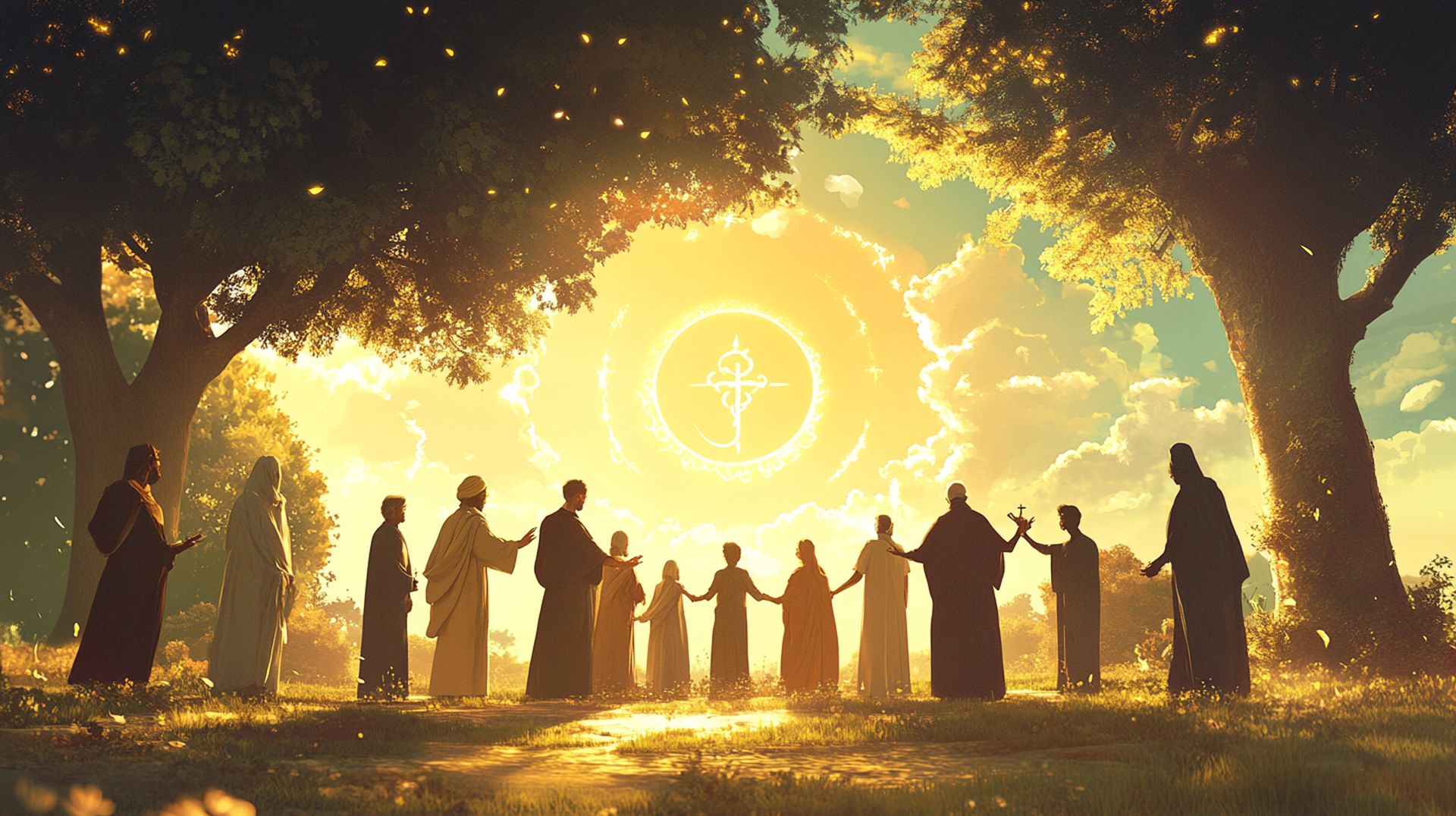 AI-generated religious art pieces (free with prompts)