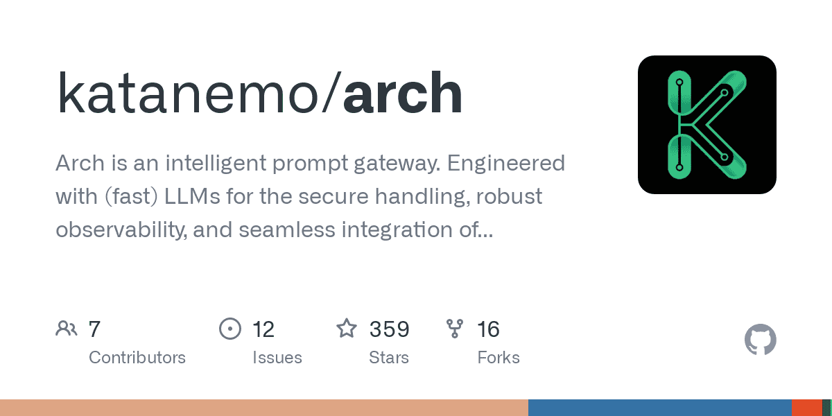 GitHub - katanemo/arch: Arch is an intelligent prompt