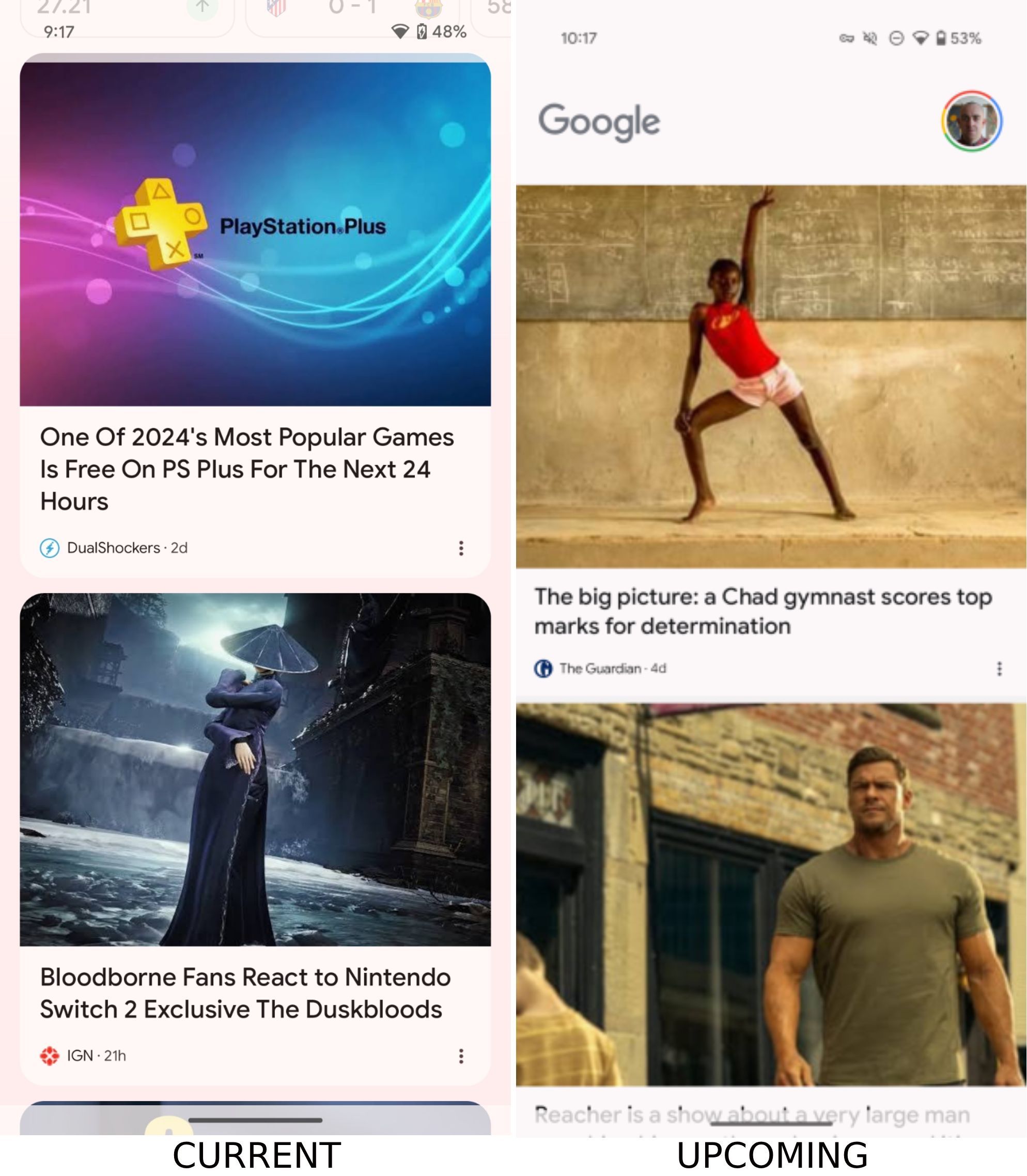 Have you seen Google's new Discover feed design?
