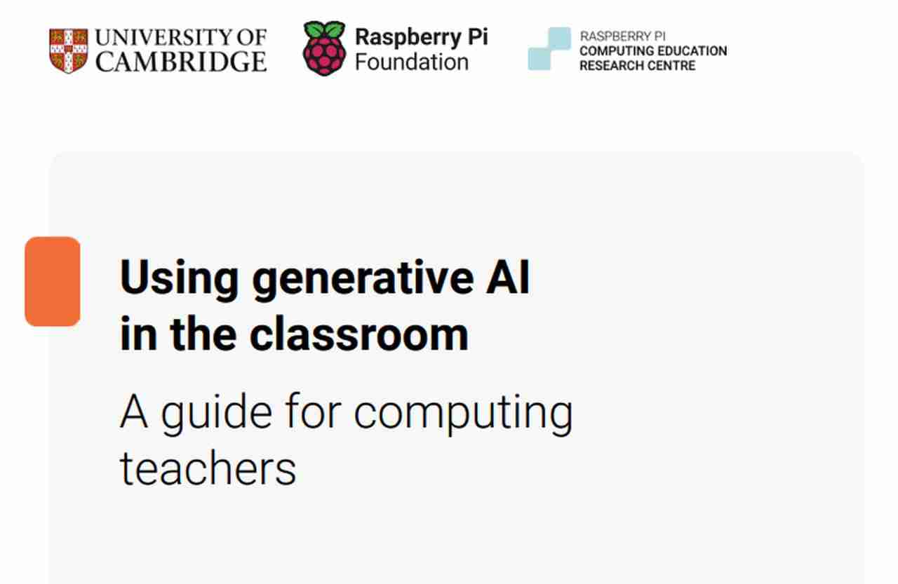 Raspberry Pi releases Generative AI Guide for Teachers and