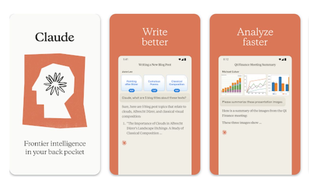 Claude AI app now on Android