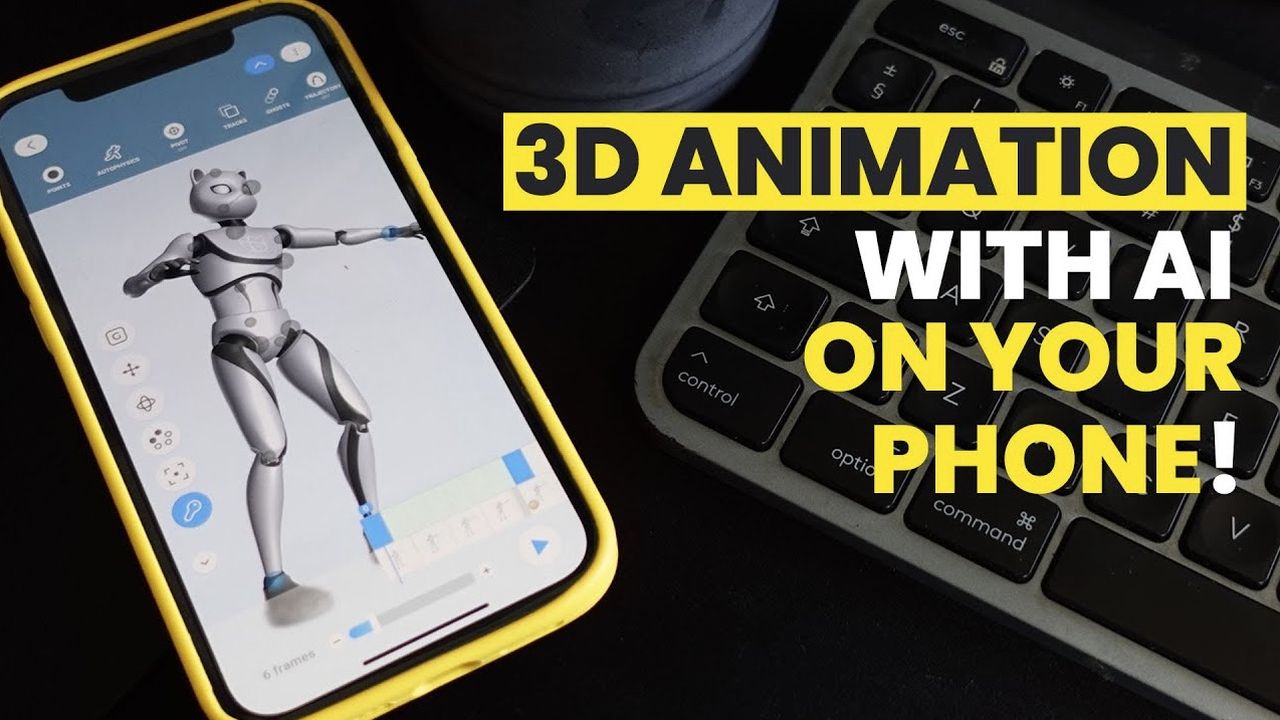 New 3D AI Animation App Cascadeur for iOS