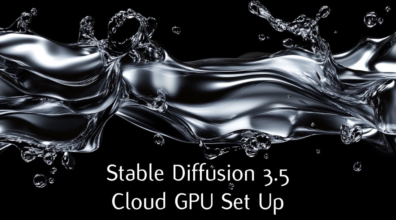 How to Set Up Stable Diffusion 3.5 on a Cloud GPU: A