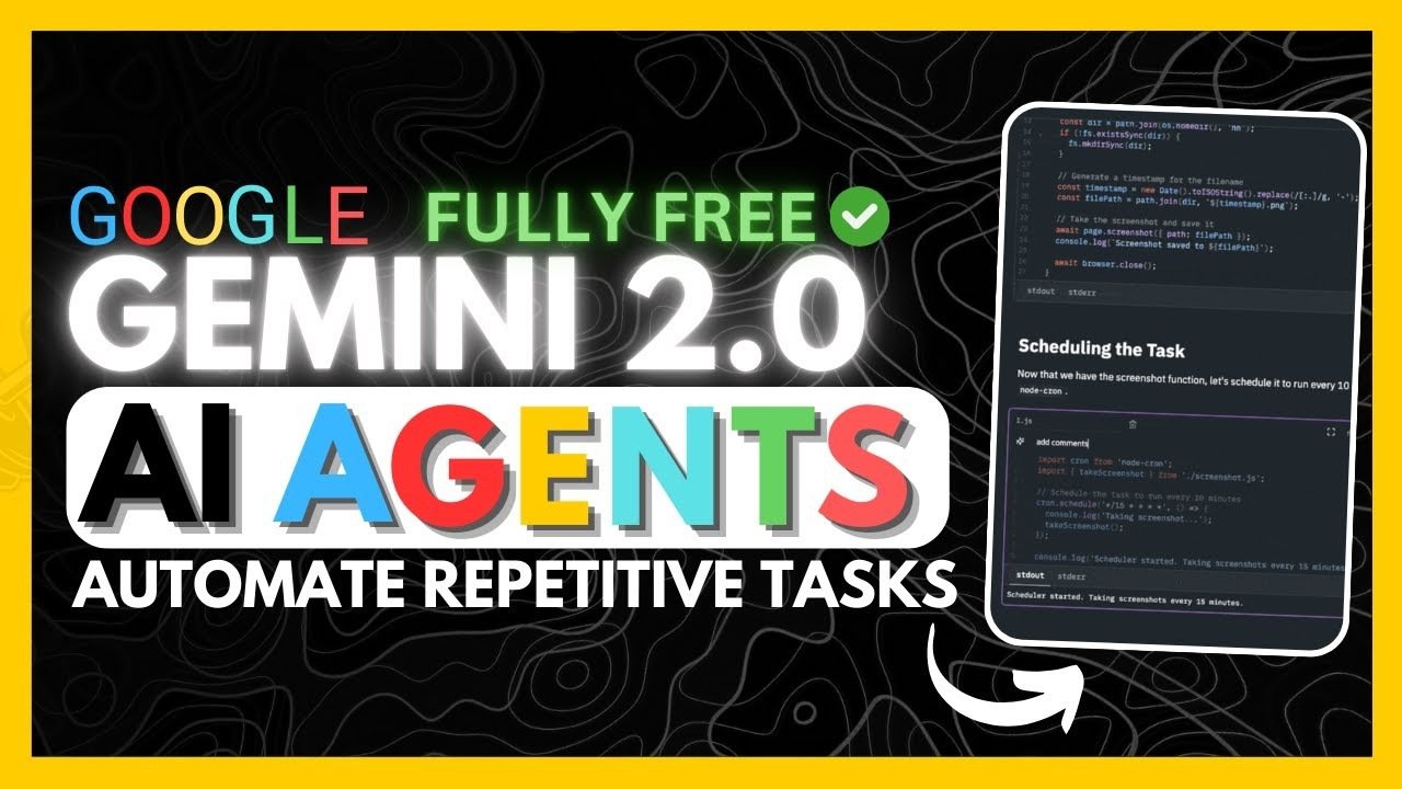 Gemini 2.0 : Free AI Agents Simplifying Workflow Automation 