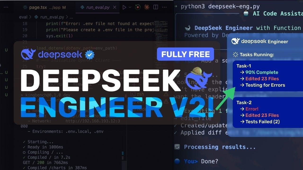 Deepseek Engineer V2 : Say Goodbye to Bloated Software,