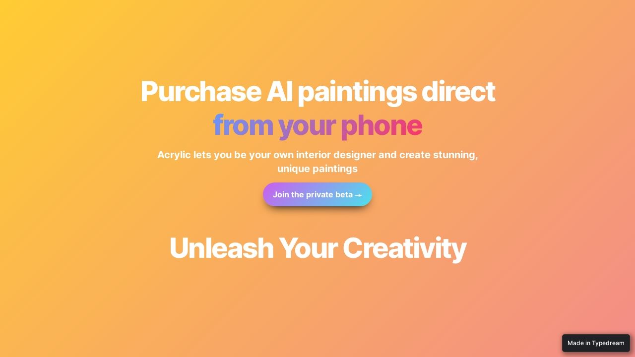 Acrylic Image
