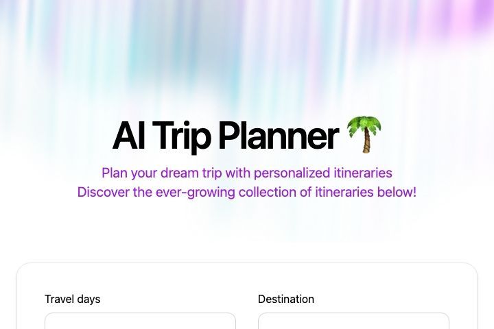 AI Trip Planner Image