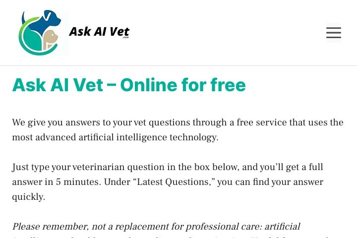 Ask AI Vet  Image