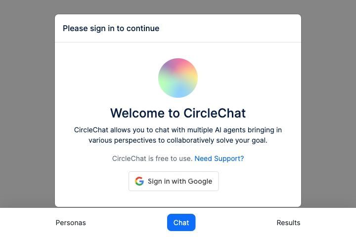 Circle Chat Image