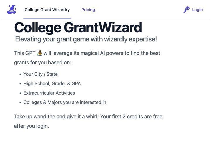 College GrantWizard Image