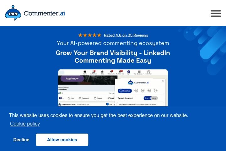Commenter AI Image