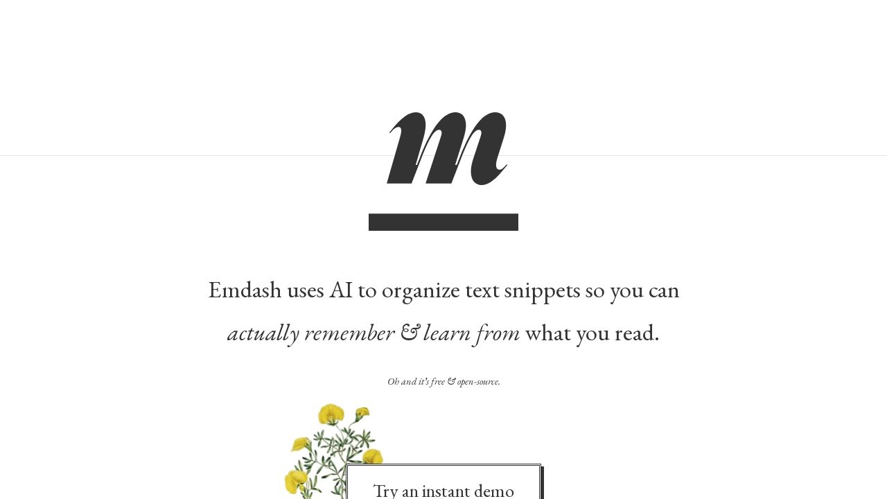 Emdash Image