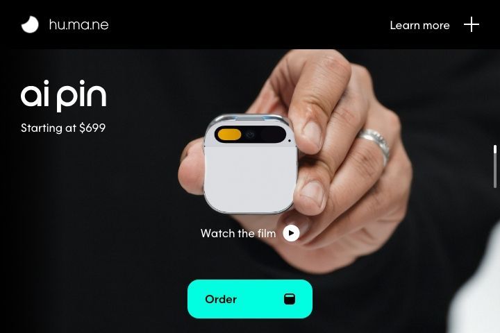 Humane AI pin Image