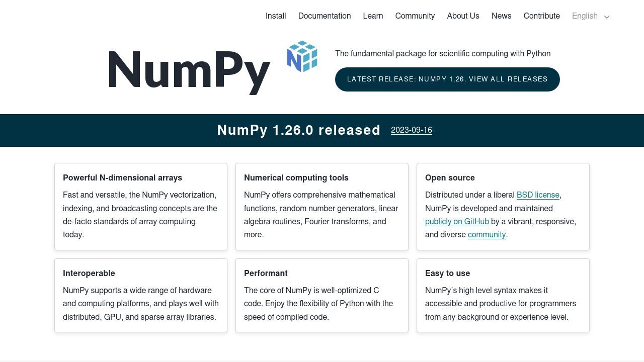 NumPy Image