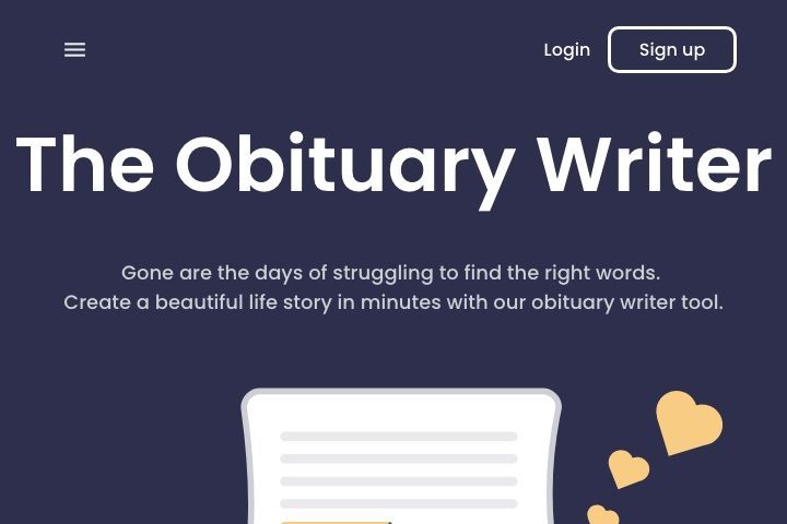 Obituary Writer Image