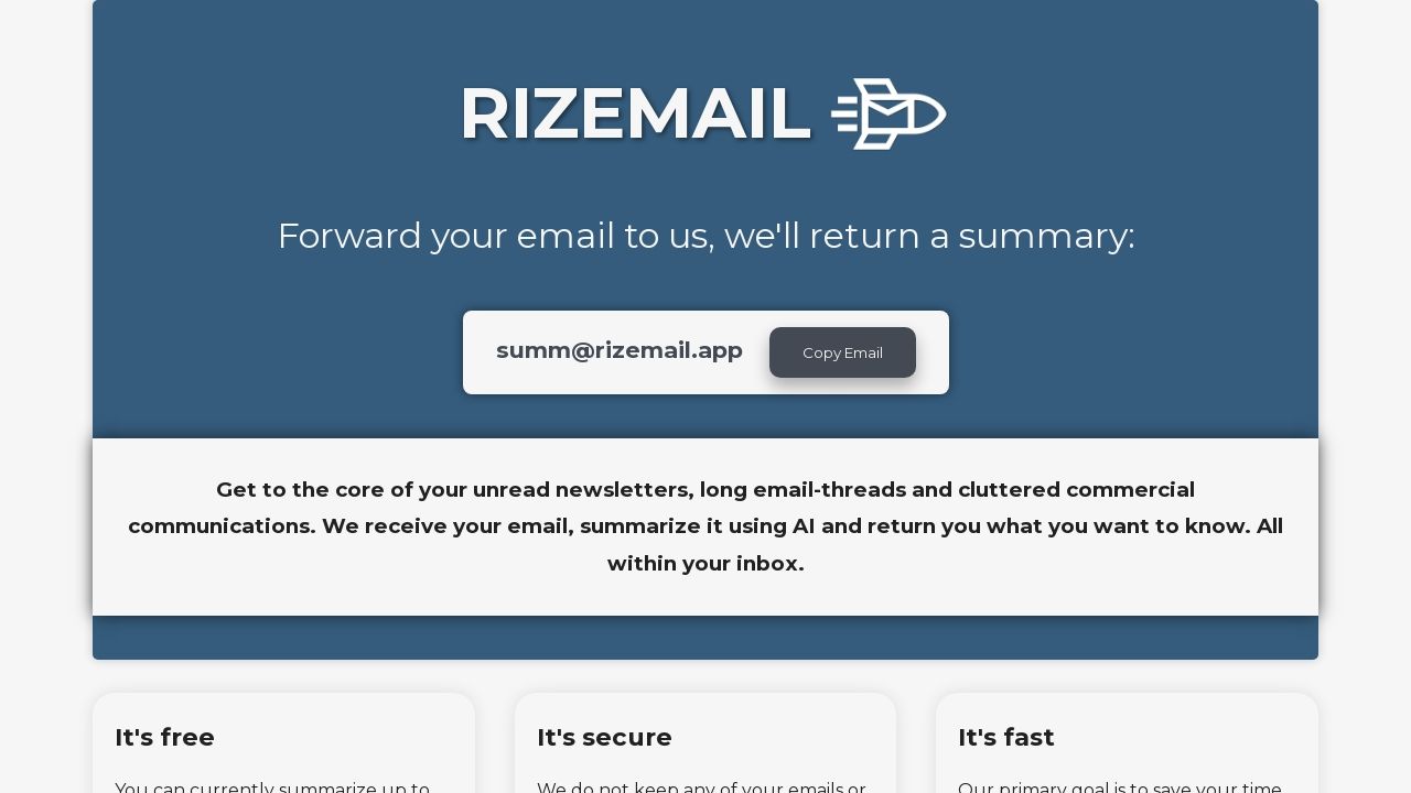 Rizemail Image