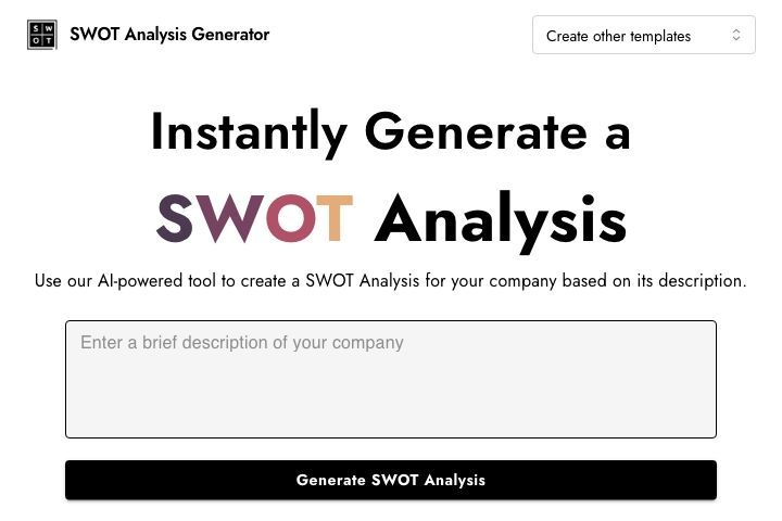 SWOT Analysis Image