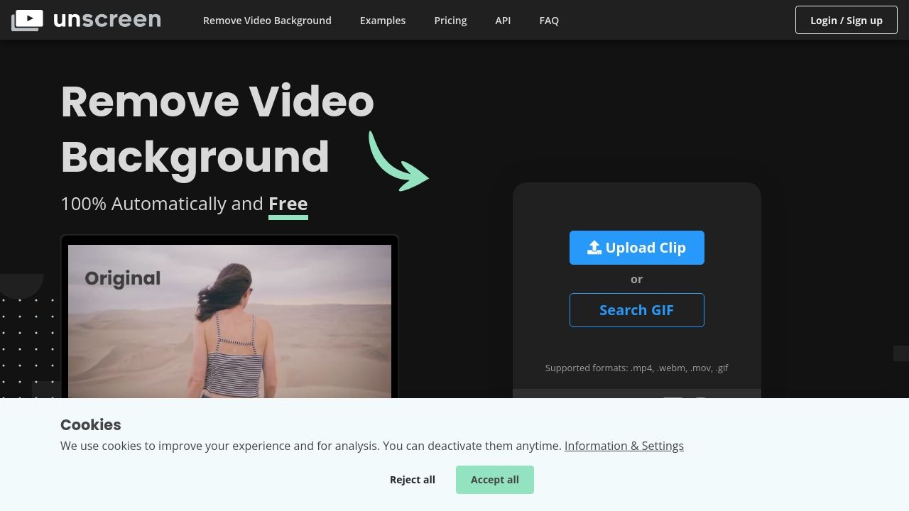 Unscreen Image