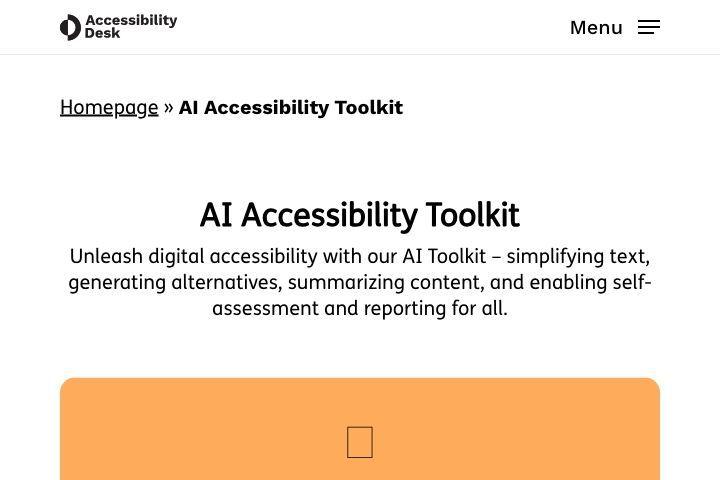 Accessibility Desk Image