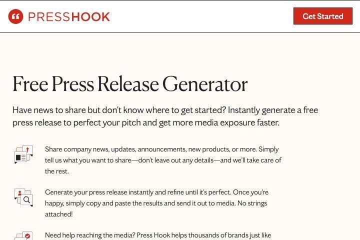 AI Press Release Generator Image