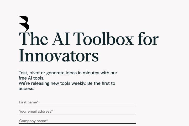 AI Toolbox for innovators Image